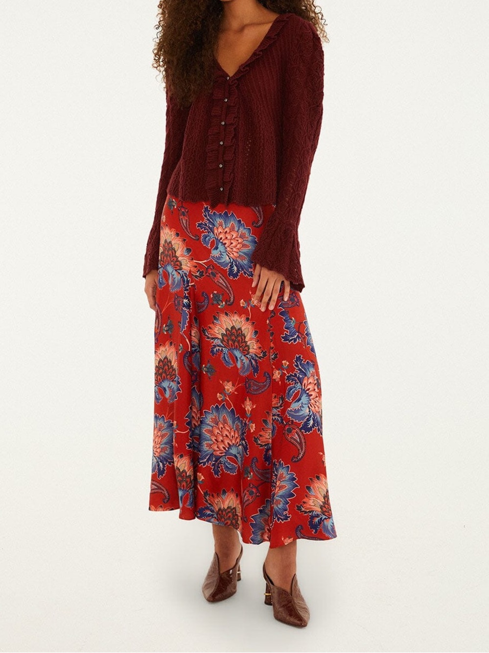 Farm Rio Luang Maxi Skirt Size S